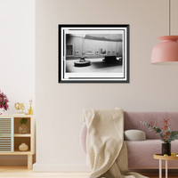 Historic Framed Print, [Whistler paintings displayed in the West Room of the New Gallery during the London Memorial Exhibition],  17-7/8" x 21-7/8"