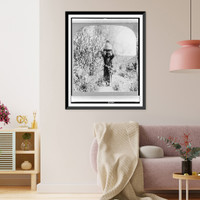 Historic Framed Print, A pretty little water carrier of upper Egypt,  17-7/8" x 21-7/8"