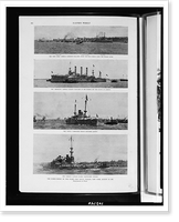 The home-coming of the fleet . the naval parade, New York, August 20, 1898.photographs by Hart, Antique Poster
