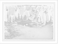 Policeman stooping over Ignatz Hildebrandt, killed in Union Square, anarchist riot, New York, Antique Wall Art