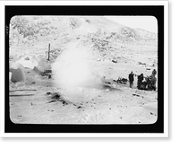 Shelter made with packing boxes and surrounding campsite at Annoatok, Greenland, where Dr. Cook established his base location for the expedition to the North Pole Classic, Antique Wall Art
