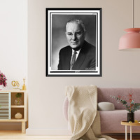 Historic Framed Print, [A.S. Herlong, Jr., representative from Florida, head-and-shoulders portrait, facing slightly left].Miller of Washington.,  17-7/8" x 21-7/8"