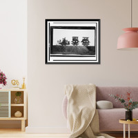 Historic Framed Print, The Atlannc,  B&ORR, 1832.],  17-7/8" x 21-7/8"