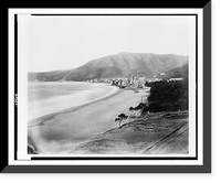 Historic Framed Print, Finale Marina. Carniche route,  17-7/8" x 21-7/8"