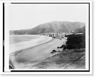 Historic Framed Print, Finale Marina. Carniche route,  17-7/8" x 21-7/8"