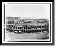 Historic Framed Print, Verona. Roman amphitheatre, A.D. 81,  17-7/8" x 21-7/8"