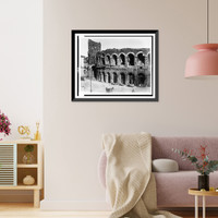 Historic Framed Print, Verona. Roman amphitheatre, A.D. 81 - 2,  17-7/8" x 21-7/8"