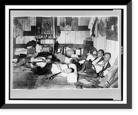 Historic Framed Print, [Opium den on Malinta Street, Manila, Philippine Islands],  17-7/8" x 21-7/8"