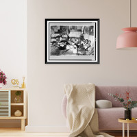 Historic Framed Print, [Opium den on Malinta Street, Manila, Philippine Islands],  17-7/8" x 21-7/8"
