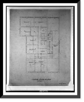 Two office buildings for B.F. Saul (15th Street, N.W., Washington, D.C.) Interior. Plan.G.N. Ray. Classic, Historic Reproduction
