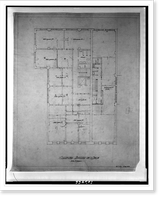 Two office buildings for B.F. Saul (15th Street, N.W., Washington, D.C.) Interior. Plan.G.N. Ray. Classic, Historic Reproduction
