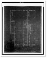 Historic Framed Print, [Two office buildings for B.F. Saul (15th Street, N.W., Washington, D.C.) First floor. Plan].George N. Ray, Architect. - 2,  17-7/8" x 21-7/8"