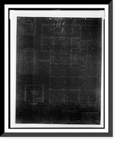 Historic Framed Print, [Two office buildings for B.F. Saul (15th Street, N.W., Washington, D.C.) Roof. Plan].George N. Ray, Architect. - 2,  17-7/8" x 21-7/8"