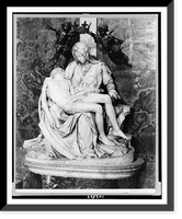 Statue by Michelangelo Buonarotti of the Virgin Mary holding dead body of Jesus Christ, Historic Reproduction