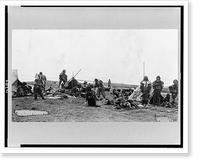 A Camp of skin tents at the mouth of the Coppermine River, Northwest Territories, Canada, Vintage Wall Art
