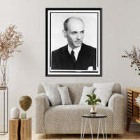 Rudolph Bing, head-and-shoulders portrait, facing right Classic, Vintage Print