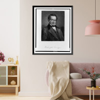 Washington Irving.engd. by Jas. S. King, Vintage Wall Art