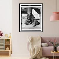 Historic Framed Print, Children playing at the entrance to the temple, Nagoya, Japan,  17-7/8" x 21-7/8" Historic Framed Print, Children playing at the entrance to the temple, Nagoya, Japan,  17-7/8" x 21-7/8"