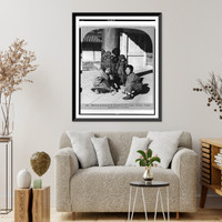 Historic Framed Print, Children playing at the entrance to the temple, Nagoya, Japan,  17-7/8" x 21-7/8" Historic Framed Print, Children playing at the entrance to the temple, Nagoya, Japan,  17-7/8" x 21-7/8"