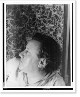 Historic Framed Print, [Portrait of Gaston Lachaise],  17-7/8" x 21-7/8"