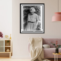 Historic Framed Print, [Portrait of Frieda Lawrence, Taos, N.M.],  17-7/8" x 21-7/8"