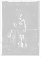 Historic Framed Print, Albert Herter in costume Viking?,  17-7/8" x 21-7/8"
