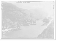 Historic Framed Print, Cucuracha, Slide .  Panama,  17-7/8" x 21-7/8"