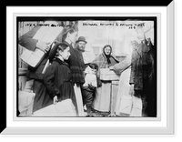 Delivering free matzoh and matzoh flour to poor Jews -137 E. Broadway, New York, Historic Print