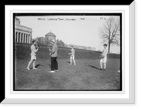 Varsity Lacrosse team, Columbia University, New York Classic, Vintage Print