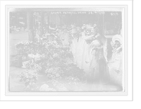Easter flowers for sale in Union Square, New York - 2, Vintage Print