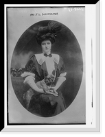 Historic Framed Print, Mrs. F.L. Schoonmaker,  17-7/8" x 21-7/8"