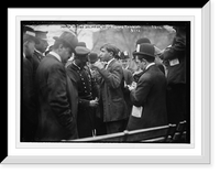 Police search Max Dolinger after bomb throwing, Union Square, anarchist riot, New York, Historic Reproduction