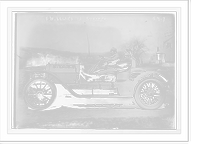 Historic Framed Print, Briarcliff Auto Race - F.W. Leland in his auto "Stearns",  17-7/8" x 21-7/8"