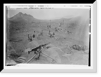 Historic Framed Print, Villa's troops skirmishing,  17-7/8" x 21-7/8"