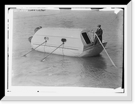 Historic Framed Print, Lundin Life Boat,  17-7/8" x 21-7/8"