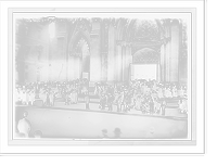 Historic Framed Print, Leaving St. Patrick's Cathedral after Easter Service, 5th Ave., New York,  17-7/8" x 21-7/8"