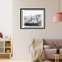 Historic Framed Print, Salzburg. Palace and cathedral,  17-7/8" x 21-7/8"