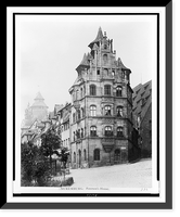 Historic Framed Print, Nuremburg. Peterson's house,  17-7/8" x 21-7/8"