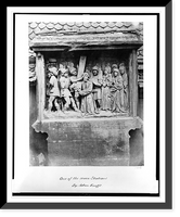 Historic Framed Print, One of the seven stations by Adam Kraft,  17-7/8" x 21-7/8"