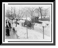 Washington frees itself of burden of snow, Vintage Poster