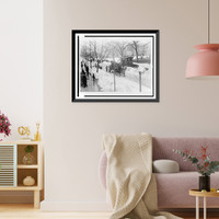 Washington frees itself of burden of snow, Vintage Poster