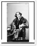 Oscar Wilde.Sarony, New York, Antique Print