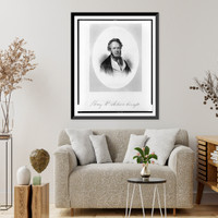 Historic Framed Print, Henry R. Schoolcraft,  17-7/8" x 21-7/8"