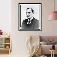 Historic Framed Print, [T&oacute;mas Estrada Palma, head-and-shoulders portrait, facing left],  17-7/8" x 21-7/8"