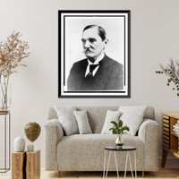 Historic Framed Print, [T&oacute;mas Estrada Palma, head-and-shoulders portrait, facing left],  17-7/8" x 21-7/8"