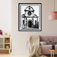 Historic Framed Print, Sebenico facciata del Duomo.P.Z.,  17-7/8" x 21-7/8"