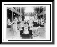 Historic Framed Print, [Sculpture exhibited in the Gallery Rapp, Palace of Fine Arts, Paris Exposition, 1889] - 2,  17-7/8" x 21-7/8"