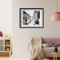 Historic Framed Print, [Sculpture exhibited in the Gallery Rapp, Palace of Fine Arts, Paris Exposition, 1889] - 5,  17-7/8" x 21-7/8"