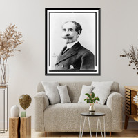 Historic Framed Print, [Alexander Herrmann, head-and-shoulders portrait, facing left].Unity Photo Co., N.Y.,  17-7/8" x 21-7/8"