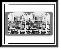 Cathedral, arch-supported roadway and main street, N.E. from near docks - Queenstown, Ireland, Historic Reproduction